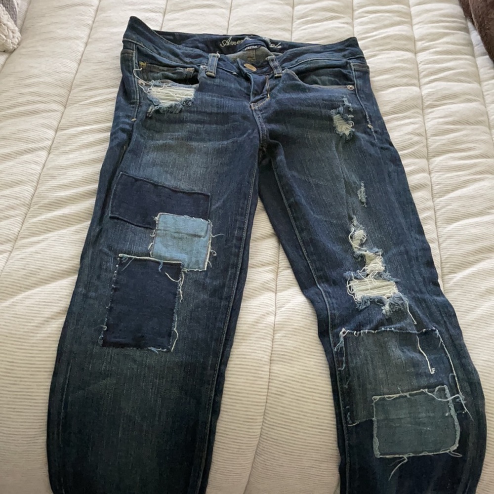 Patchwork Ae Jeans - image 2